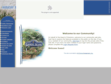 Tablet Screenshot of harmonyislandassoc.com